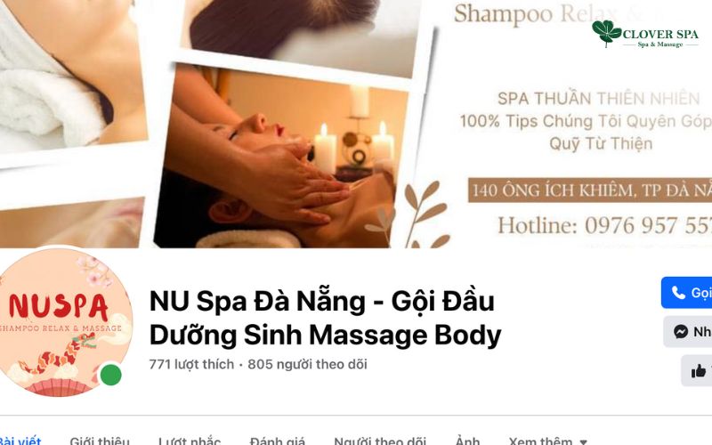 NU Spa Massage - Trải nghiệm Spa thuần thiên nhiên với mục tiêu từ thiện