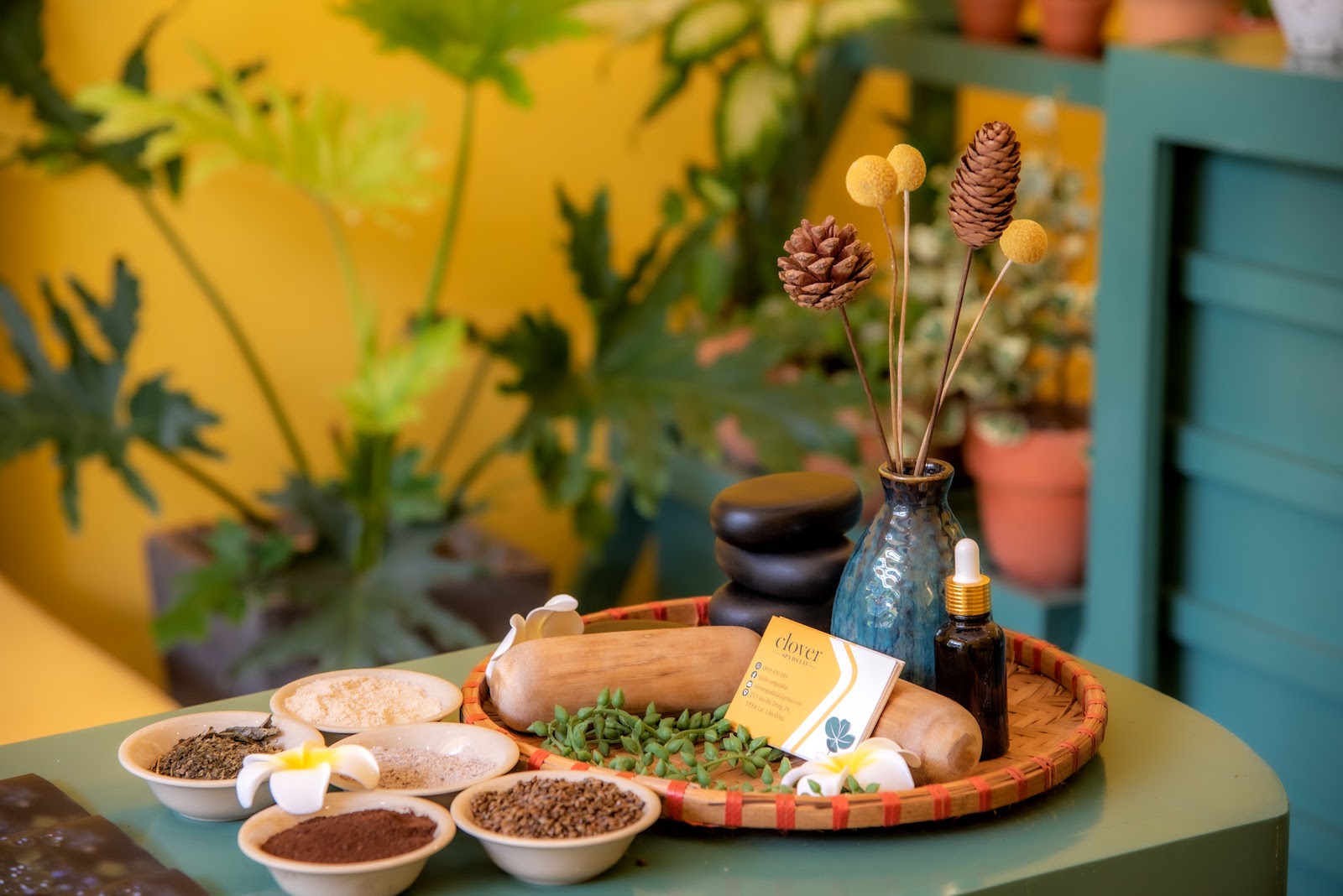 massage thảo dược