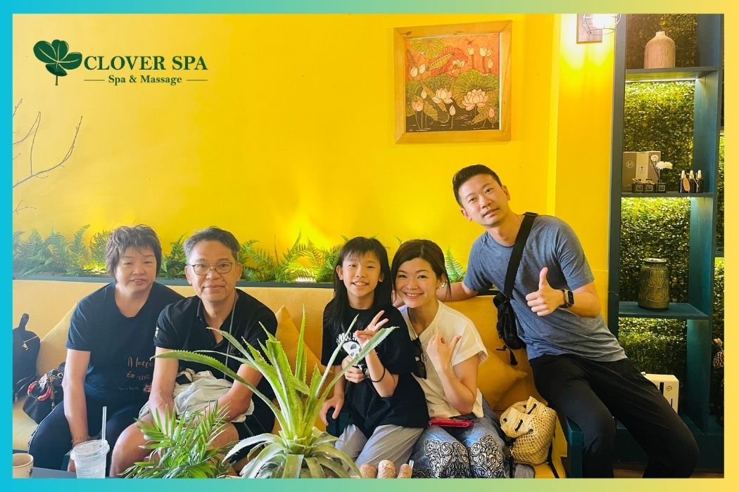 trải nghiệm như chuyên gia - massage gia đình tại Clover Spa