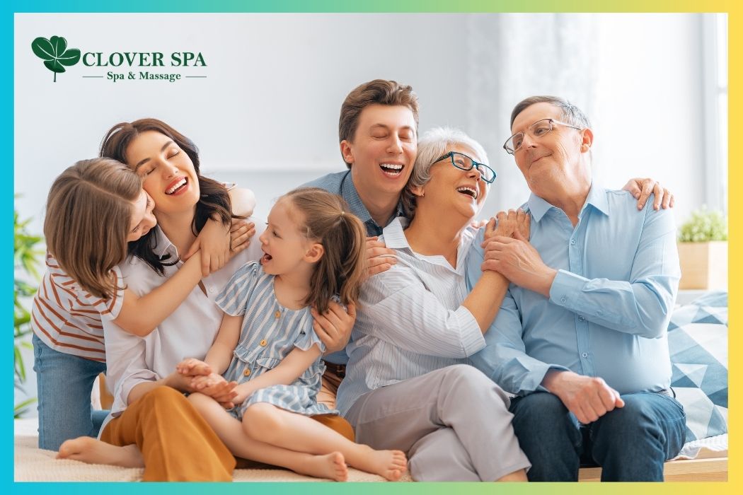 massage gia đình tại Clover Spa